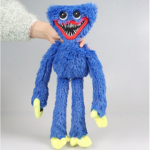 히트 공포 게임 파 피 장난 시간 Poppy Playtime 색 파란색 괴물 털 장난감, 푸르다, 40cm