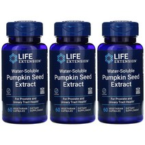 라이프익스텐션 수용성 호박씨 추출물 60베지캡슐 3개 Water Soluble Pumpkin, 60개
