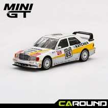 미니지티(342) 1대64 메르세데스 벤츠 190E 2.5-16 에볼루션 II No.65 AMG Motorenbau 1990 DTM