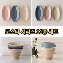 신혼부부 집들이 그릇세트 예쁜 플레이팅 접시 1인 2인 식기세트 11종 풀세트, 코스타 베이지