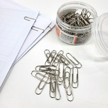 사무용 실버 클립 핀 세트