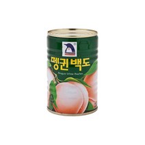 통조림 펭귄 백도 400g과일통조림