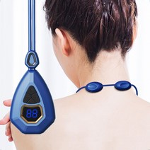 Elsecho 다기능 펜던트 펄스 가정용 스마트 가열 어깨목 안마기, 샴페인