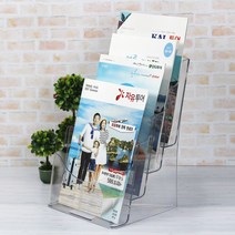 성림아크릴 카다로그꽂이 리플렛거치대 팜플렛진열대, 1개입