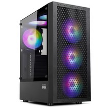 KRAFT KOREA R6 (Black) 케이스-미들타워, 선택없음