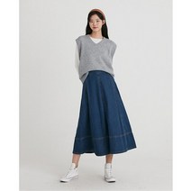 랩 LAP AM3DS860 데님 플레어 스커트 (P001942522)