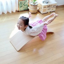 라비베베 유아동 원목 밸런스보드 균형발달 코어운동, 우드