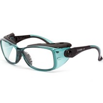 작업용 고글 도수 보안경 안전 산업용 안경, 그린, 1개