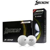 스릭슨 신형 지스타8 Z-STAR8 3피스 우레탄 골프공 6구, Z-STAR8 3피스 골프공 화이트 6구, 6개, 6개