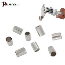 호스압착 고압 호스 크림프 도구 30PcsPack 스테인레스 스틸 슬리브 파이프 배기 커넥터 11.5MM 25MM 조이너, 06 ID 13.8 MM