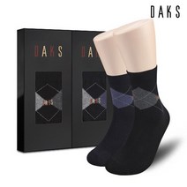 (롯데백화점)신사양말 2족 선물세트 면스판 단목 아가일 19362닥스 액세서리 19362 133219