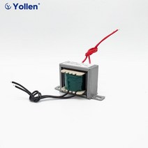 차폐 트랜스 오디오 EI 1W 전원 변압기 1VA 전압 맞춤형 220V/380V/110V 9V/12V/15V/18V/24V/110V 이중 출력 절연 구리 DIY, [01] 220V Single Output, [08] AC48V, 1개