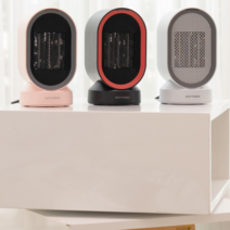 미니 온풍기 전기 히터 차박 카박 저전력 아기 온수 히팅서큘레이터 난방 캠핑, 블랙