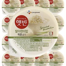 햇반 발아현미밥 작은공기 130g x15개 즉석밥 간편식, 1개