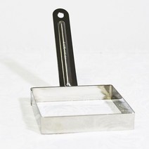 계란 후라이틀 사각 1구 계란틀 스텐 모양틀 토스트, 상세페이지 참조, DM- 사각1구