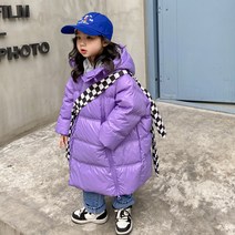 키즈 초경량 롱패딩 오버핏 덕다운 야상 다운 점퍼 겨울 야상 키즈