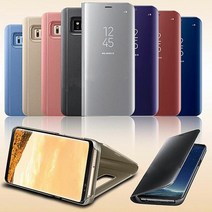 머천드 정품스타일 미러 스탠딩 클리어 플립 뷰커버 케이스 갤럭시 S10 5G 노트10 한정할인 Sale 휴대폰