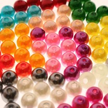 8mm 낚시구슬채비 DIY 야광 진주 컬러구슬 원투자작채비 소포장 벌크 대용량, 8mm구슬 야광벌크