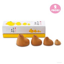 Hiyoko 히요코 도쿄 병아리 만쥬 오리지널 패밀리 4개입 2팩, 2개