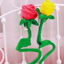 장미 꽃 인형 꽃다발 어린이 유치원 입학 졸업 학예회 선물, 장미꽃-블루