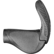 에르곤 Ergon GP3 그립시프트 락온 핸들바 그립 [미국 직배송], Black/Gray, S