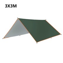 타프스킨 블랙코팅타프 타프스킨 터널타프초경량 정원용 캐노피 방수포 2.9x3/3x 3/4x3m 차양 야외 캠핑, 01 300X300cm