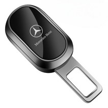 benz 안전 벨트 연장 클립 벤츠 차량용, 단일사이즈, AMG 건 컬러 싱글