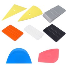 자동차 썬팅 랩핑 PPF작업 물빼기용 미니 헤라 스퀴지 8종 썬팅 기포제거 밀대 도구, 6-카드 스퀴지 블랙