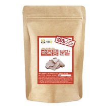 백복령 가루 파우더 100%국내산 자연 건강가루 일체의 첨가물이 없는 가루분말 200g 피부 미용 팩, 백복령분말 X1봉
