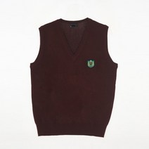 [교복몰] 자주색 조끼 (잠실고) 교복조끼 교복 학생복