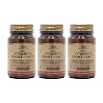 솔가 드라이 비타민A 1500mcg 타블렛, 100개입, 3개