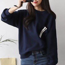 빅사이즈 기모 빵떡맨투맨 캐주얼 여성의류