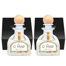 오마르 차량용방향제 디퓨저 50ml 1+1(2개) 자동차디퓨저/자동차방향제, 블랙체리