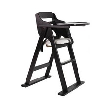 BUyuS원목식탁의자(월넛색) 접이식 [베이비캠프]유아용굿딜 브이숍