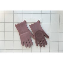 실리콘 수세미 장갑 삶아쓰는 지속가능한 열탕소독 고무장갑 욕실 화장실 청소 세차 설거지 위생적인 세제필요없는 친환경 제로웨이스트 [그래니스], 핑크