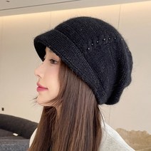 루이비홈 여성 겨울 니트 캡 벙거지 방한 모자