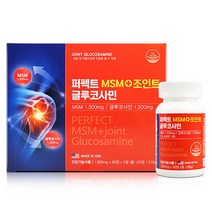 퍼펙트MSM+조인트글루코사민 1800mgx60정x2병 120정, 2개, 60정