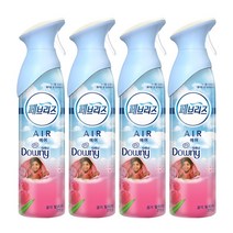 페브리즈 에어 다우니향기 275g / 실내 공기 탈취제, 4통