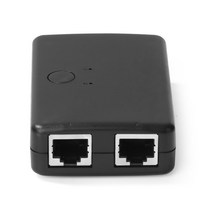 네트워크 허브 공유기 100Mbps RJ45 네트워크 스위치 데스크탑 이더넷 LAN 어댑터 카드 용 2x 1/1x2 스위처, 한개옵션0