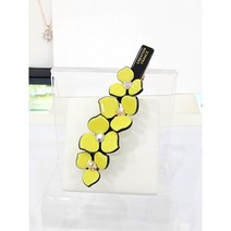 로뎀 프랑스 스와로브스키 꽃 포인트 집게핀7(연두)(RD22110272)