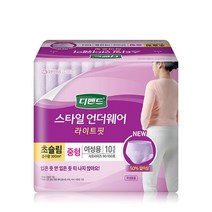 디펜드 스타일 라이트핏 초슬림 여성 중형 10Px2팩 /성인용기저귀