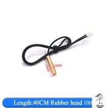 온도센서 에어컨 온도 센서 5K 10K 15K 20K 25k 50K 튜브 고무 헤드 구리, [12] Copper head 100K