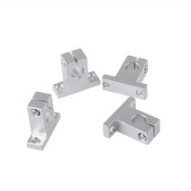 1/4pcs 베어링 지원 SK8 SK10 선형 레일 샤프트 축 XYZ 테이블 CNC 라우터 3D 프린터 부품, 02 4pcs_03 SK12