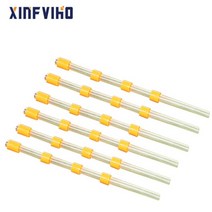 하수도고압세척 무선 고압 세척기 토네이도 와셔 건 밸런스 파이프 토네이도 청소 총 액세서리 자동차 와셔 부품, 6개