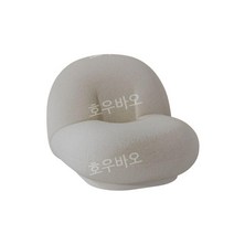 편한 등받이 푹신한 안락 북유럽 카페 인테리어 쇼파 독서 쿠션 1인, 그레이