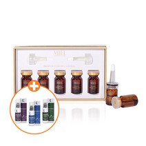 미엘 프리미엄 스템셀 앰플(5ml*5개) 주름개선 MTS 앰플 + 템푸스21 에센스 50ml 랜덤 증정