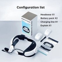 BOBOVR-M2 프로 5200mAh 배터리 헤드 스트랩 오큘러스 퀘스트 2 용 조절식 엘리트 편안한 밴드 VR 액세, 한개옵션1, 02 Add one more battery