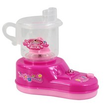 가전 주방 장난감 커피 머신 토스터 믹서기 진공 청소기 어린이 요리 완구 가상 놀이, [02] Juicer Pink