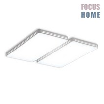 라임 LED 거실4등 120W 국내산 프리미엄 조명 심플라인 화이트 블랙 주광색 주백색 전구색 거실등 포커스홈, 주광색(하얀빛)