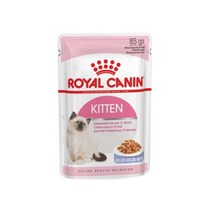 키튼 젤리 파우치 85g 4개 로얄케닌 건식사료